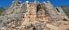 Ruins of the Pyramid of Hellinikon in Greece.     Source: kranidi/Adobe Stock