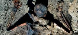 Remains of a man killed by Vesuvius eruption. Source: YouTube Screenshot / Smithsonian Channel. 