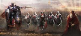 AI image of Knights Templar marching to concord enemy. Source: vukkostic/Adobe Stock