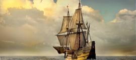 Mayflower II, a replica of the famous Mayflower ship