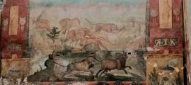 Wow! Stunning Pompeii Hunting Fresco Refreshed By Lasers