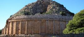 Tombeau de la chretienne, Tipasa. (tomb of the Christian Woman – an alternate name of the Royal Mausoleum of Mauretania). 