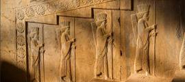 Relief sculpture of the subject people of the Achaemenian Empire in Apadana Palace, Persepolis, Iran. Source: Mohammad Nouri/ Adobe Stock