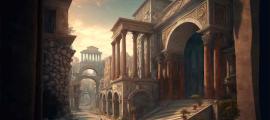 AI generated image representative of Alba Longa, legendary ancient Roman city.	Source: LukaszDesign/Adobe Stock