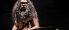 Homo heidelbergensis at the Rama 9 Museum in Bangkok, Thailand. 