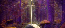 Sword in a Stone and Fairy Tale forest