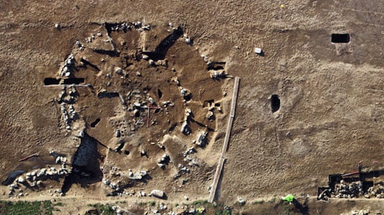 Sitio arqueológico descubierto durante obras viales en Wigtownshire